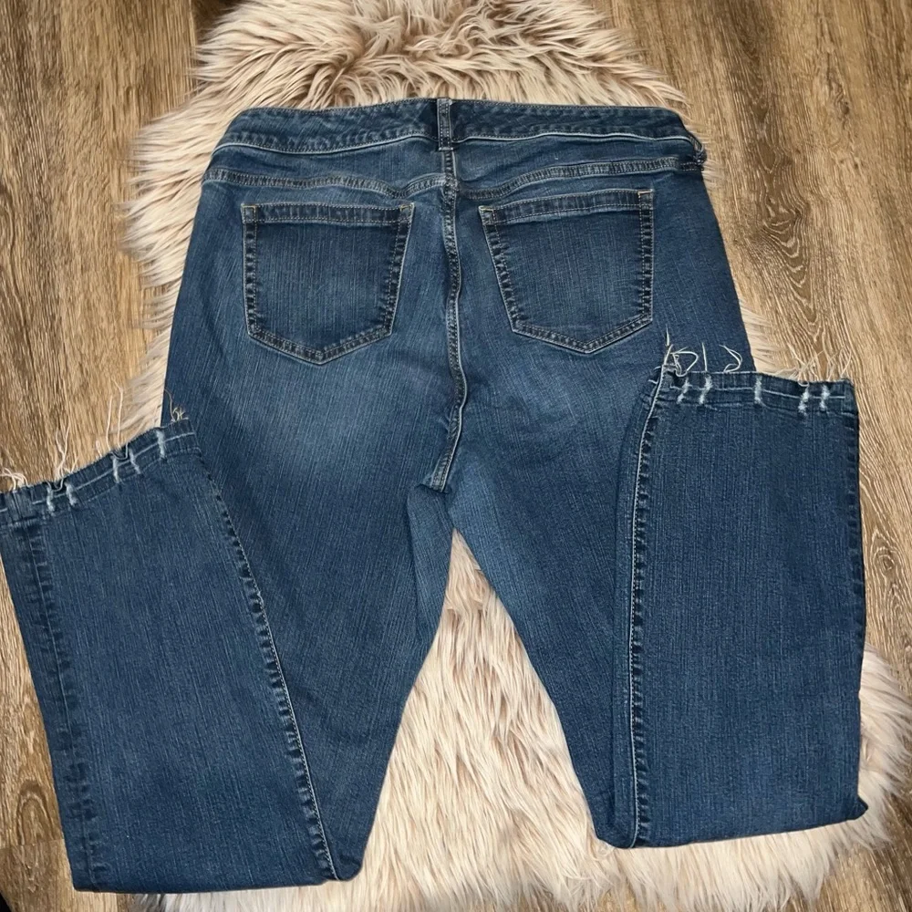 Torrid high rise slim boot vintage stretch women’s blue jeans - Picture 3 of 11